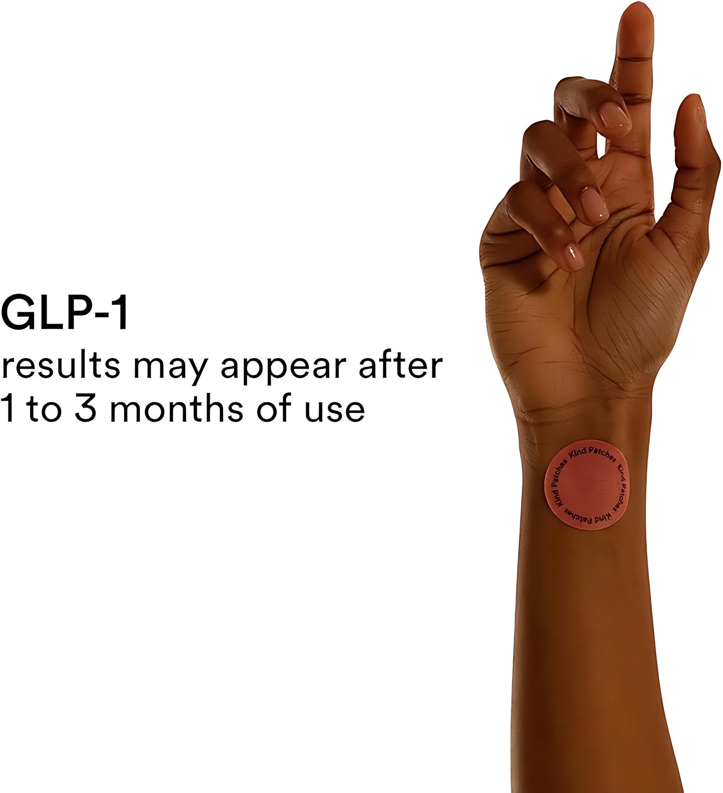 GLP-1 Patches with L Glutamine, Berberine, Chromium, Pomegranate and Cinnamon - 3 Pack, 90 Patches